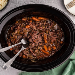 Slow Cooker 3 Packet Pot Roast Recipe
