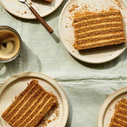 Burnt Honey And Caramelised White Chocolate Cake