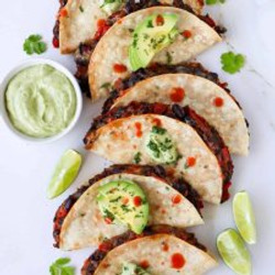 Crispy Black Bean Tacos