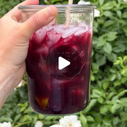 Thai Basil Blueberry Limeade