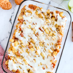 Apple Fritter Breakfast Casserole