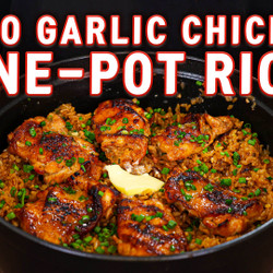 Miso Garlic Chicken Pot Rice