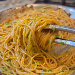Chili Crisp Garlic Butter Pasta