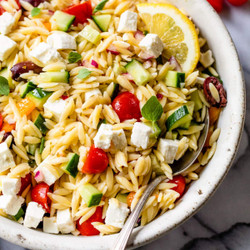 Greek Orzo Salad Recipe