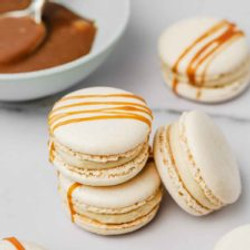 Salted Caramel Macarons