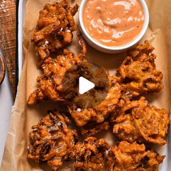 Spicy Onion Fritters