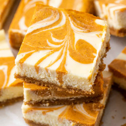 Pumpkin Cheesecake Bars