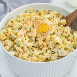 Deviled Egg Macaroni Salad