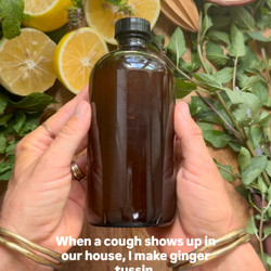 Homemade Ginger Tussin