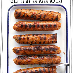 Vegan Italian Seitan Sausages