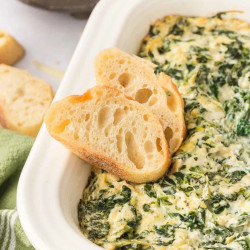 Easy Spinach Artichoke Dip