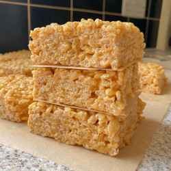 Caramel Rice Krispie Treats