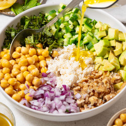 Cucumber Chickpea Salad