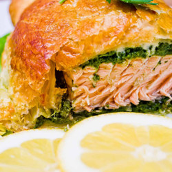 Salmon In Filo Pastry – Light, Crispy