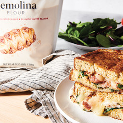 Three-cheese Semolina Bread