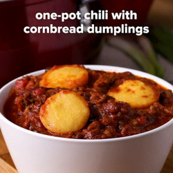 Chipotle Chili And Cornbread Dumplings Recipe By Tasty
