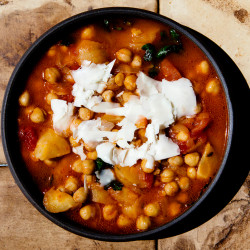 Abra Berens' Tomato + Parsnip Stew W/ Wilted Kale