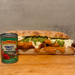 Chicken Vodka Parm Sandwich With Burrata