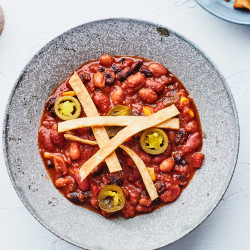 Vegetarian Three-bean Chili