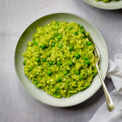 Leek And Pea Risotto
