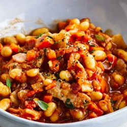 Microwave Bacon &amp; Bean Casserole