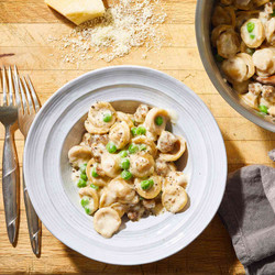 Creamy One-pot Orecchiette With Sausage &amp; Peas