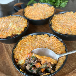 Mushroom Lentil Pies