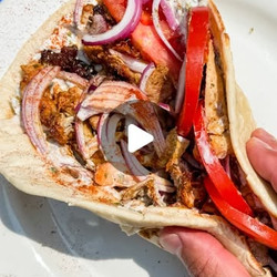 Greek Chicken Gyros With Tzaziki