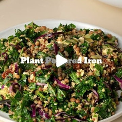 Plant Powered Iron Salad