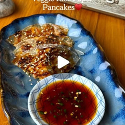 Veggie Rice Paper Pancakes