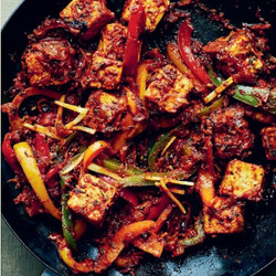 Kadhai Masala Tofu and Peppers