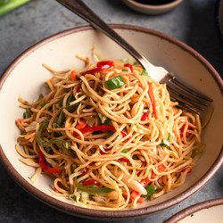 Vegetable Hakka Noodles