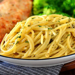 Angel Hair Pasta With Garlic And Herbs