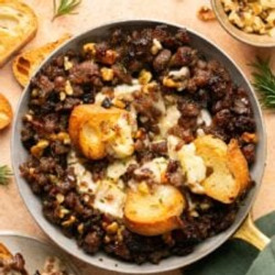 Sausage Baked Brie