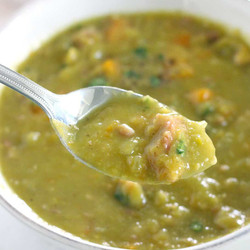 Pressure Cooker Split Pea Soup With Ham