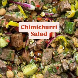 Chimichurri Salad With Steak