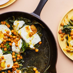 Baked Feta And Greens