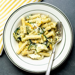 Summer Pasta With Zucchini, Ricotta And Basil Recipe