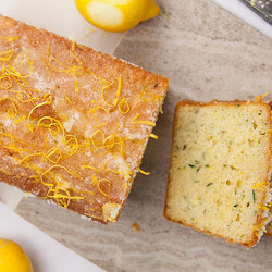 Zesty Courgette And Lemon Drizzle Cake Recipe