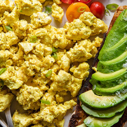 Creamy Egg Tofu Scramble
