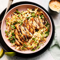 Coconut-lime Chicken And Cabbage Salad