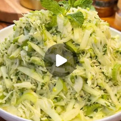 Fresh Green Cabbage Salad