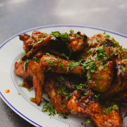 Grilled Pineapple-sriracha Chicken Wings