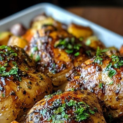 Garlic Herb Roasted Chicken &amp; Vegetables