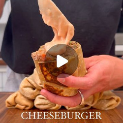 High Protein Cheeseburger Burritos