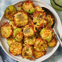 Crispy Garlic-parmesan Smashed Brussels Sprouts