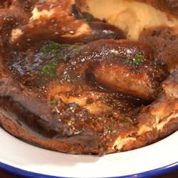 Toad In The Hole With Wholegrain Mustard &amp; Onion Gravy