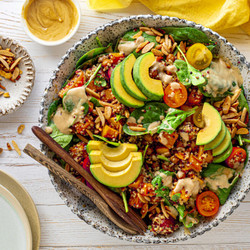 Maple Pumpkin, Spinach &amp; Quinoa Salad