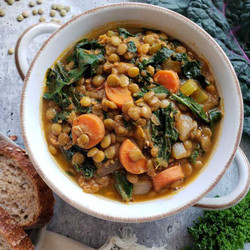 Kale Lentil Soup (hearty, Healthy, Vegan)
