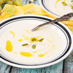 Ajo Blanco - Spanish Cold Almond &amp; Garlic Soup